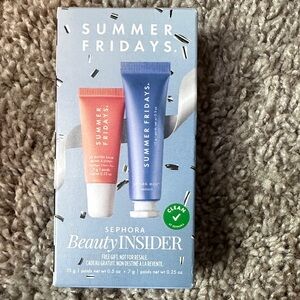 Summer Fridays Pink and Blue Skincare Set